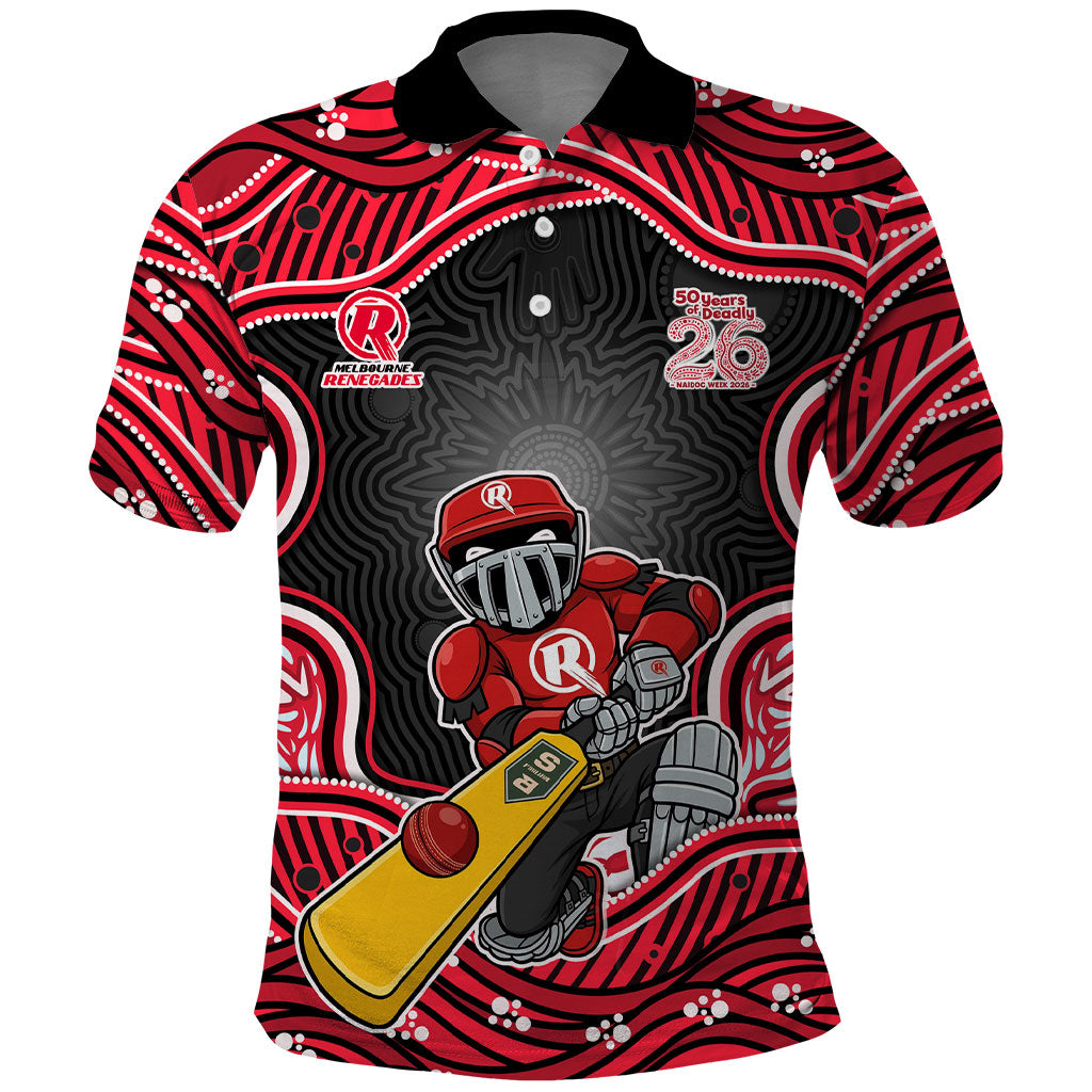 Melbourne Renegades NAIDOC Week 2026 Polo Shirt Aboriginal Indigenous - 50 Years of Deadly