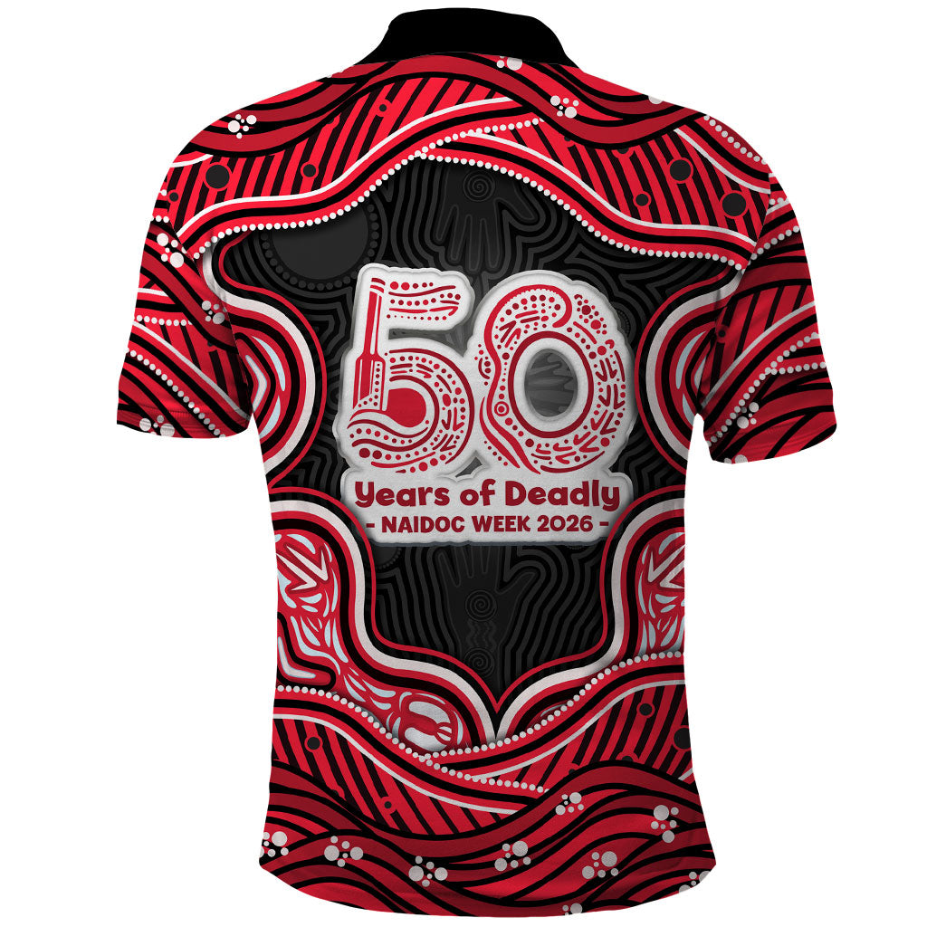 Melbourne Renegades NAIDOC Week 2026 Polo Shirt Aboriginal Indigenous - 50 Years of Deadly