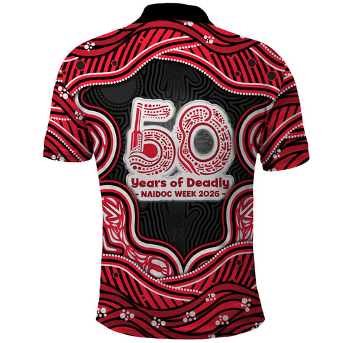 Melbourne Renegades NAIDOC Week 2026 Polo Shirt Aboriginal Indigenous - 50 Years of Deadly
