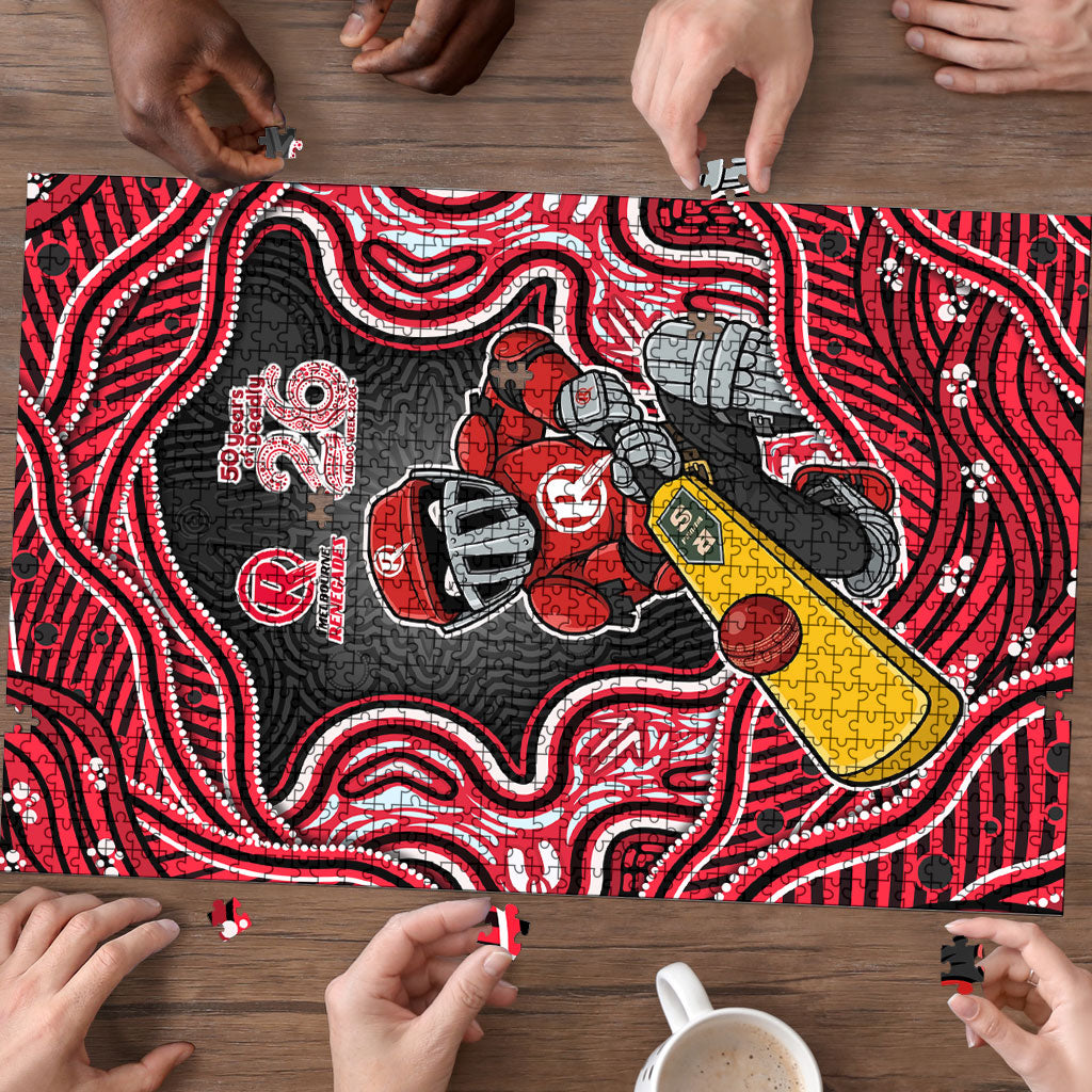 Melbourne Renegades NAIDOC Week 2026 Puzzle Aboriginal Indigenous - 50 Years of Deadly