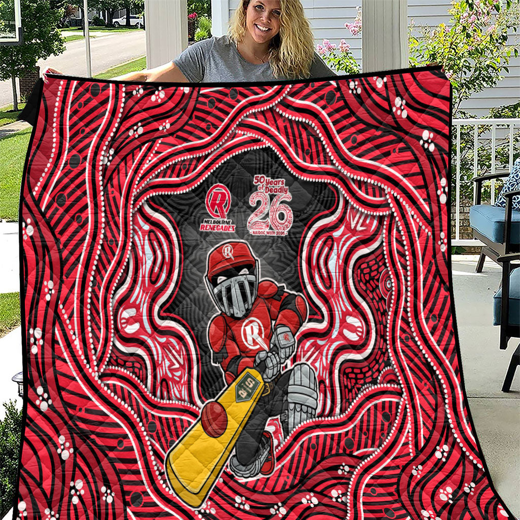 Melbourne Renegades NAIDOC Week 2026 Quilt Aboriginal Indigenous - 50 Years of Deadly