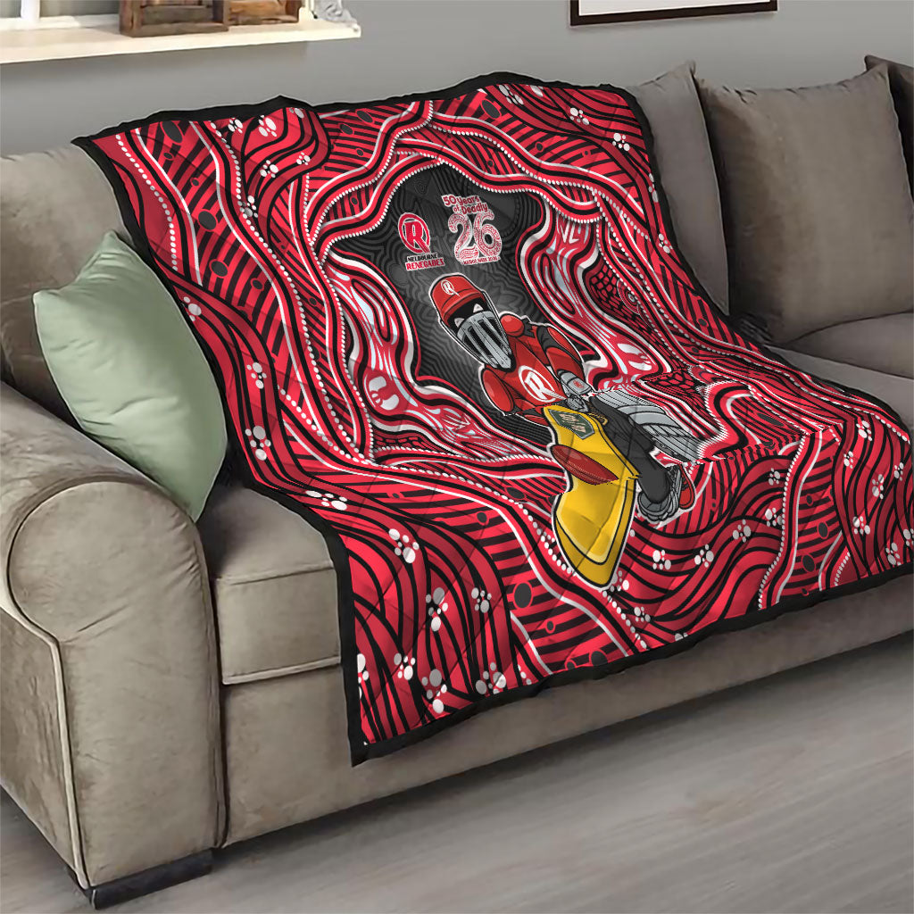 Melbourne Renegades NAIDOC Week 2026 Quilt Aboriginal Indigenous - 50 Years of Deadly