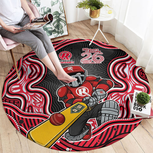 Melbourne Renegades NAIDOC Week 2026 Round Carpet Aboriginal Indigenous - 50 Years of Deadly