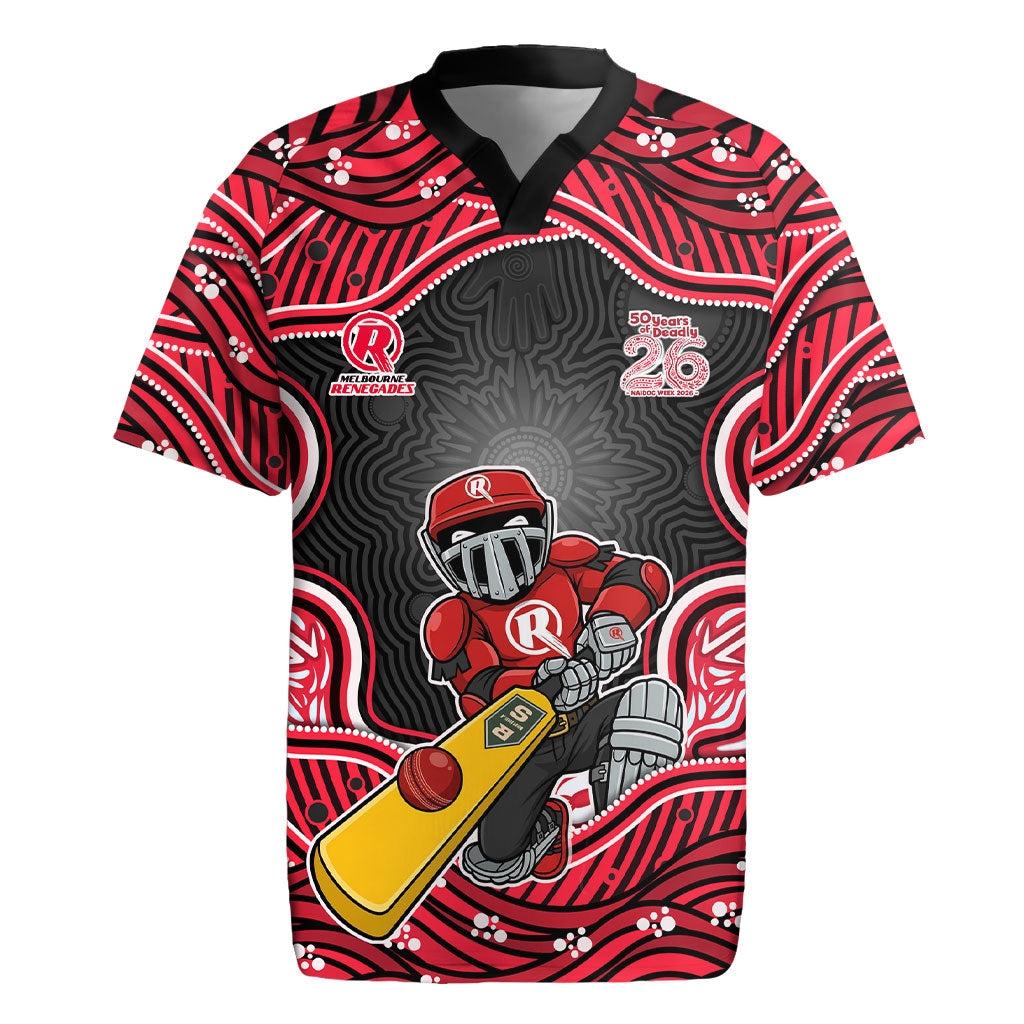 Melbourne Renegades NAIDOC Week 2026 Rugby Jersey Aboriginal Indigenous - 50 Years of Deadly