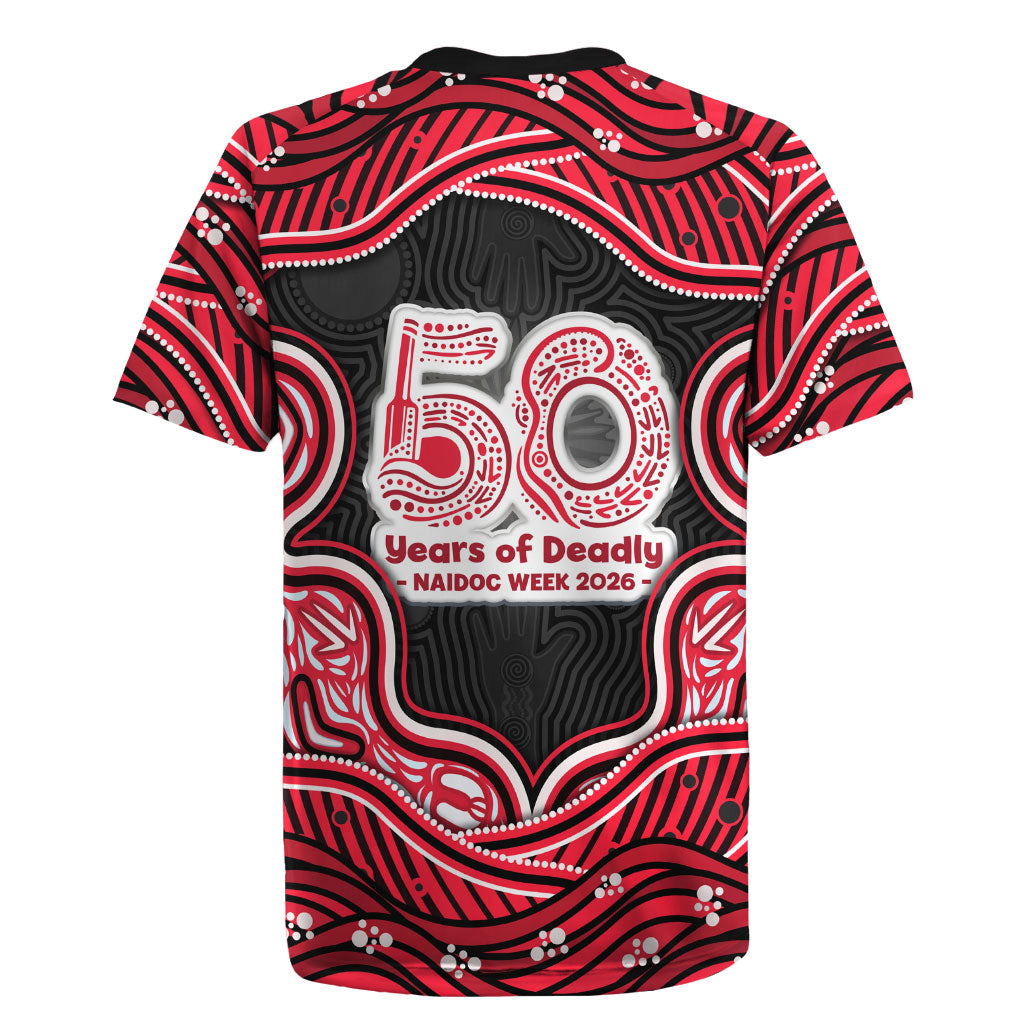 Melbourne Renegades NAIDOC Week 2026 Rugby Jersey Aboriginal Indigenous - 50 Years of Deadly