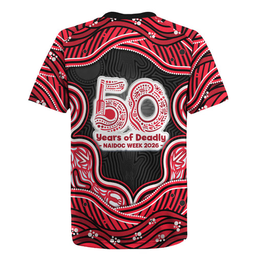 Melbourne Renegades NAIDOC Week 2026 Rugby Jersey Aboriginal Indigenous - 50 Years of Deadly