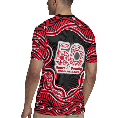 Melbourne Renegades NAIDOC Week 2026 Rugby Jersey Aboriginal Indigenous - 50 Years of Deadly