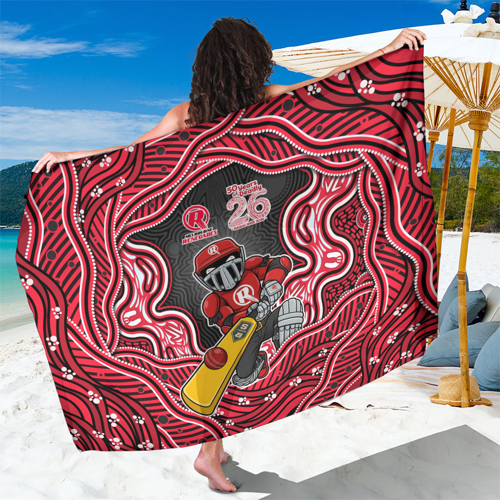 Melbourne Renegades NAIDOC Week 2026 Sarong Aboriginal Indigenous - 50 Years of Deadly