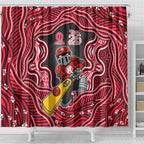 Melbourne Renegades NAIDOC Week 2026 Shower Curtain Aboriginal Indigenous - 50 Years of Deadly