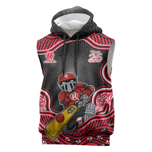 Melbourne Renegades NAIDOC Week 2026 Sleeveless Hoodie Aboriginal Indigenous - 50 Years of Deadly