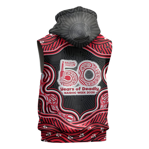Melbourne Renegades NAIDOC Week 2026 Sleeveless Hoodie Aboriginal Indigenous - 50 Years of Deadly