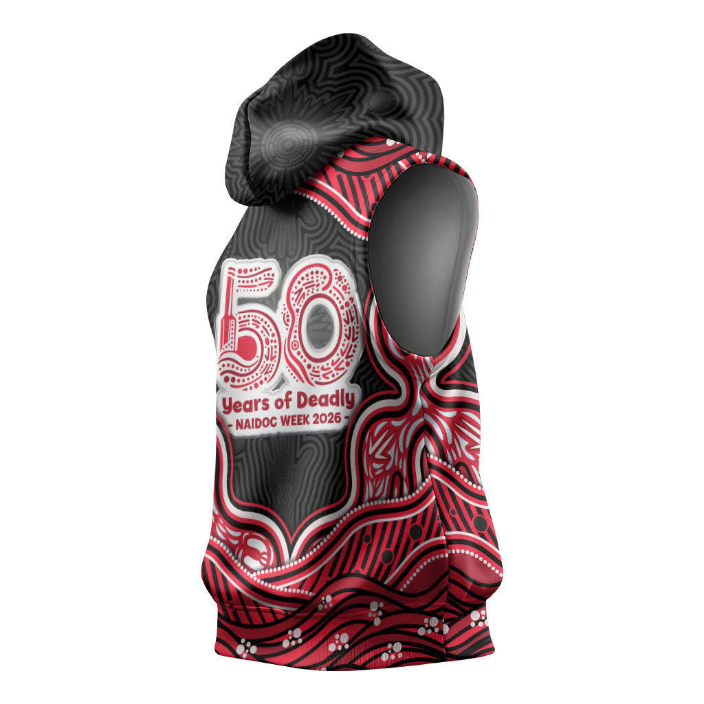 Melbourne Renegades NAIDOC Week 2026 Sleeveless Hoodie Aboriginal Indigenous - 50 Years of Deadly