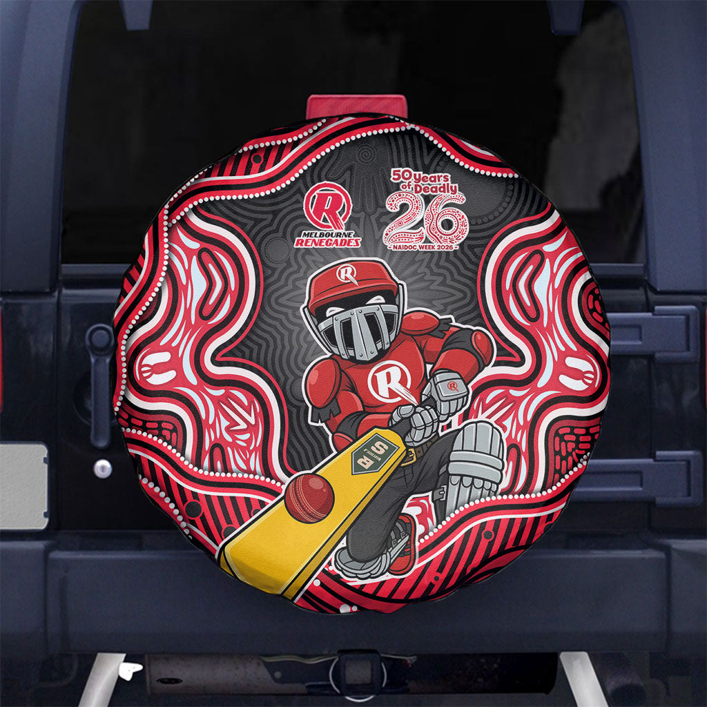 Melbourne Renegades NAIDOC Week 2026 Spare Tire Cover Aboriginal Indigenous - 50 Years of Deadly