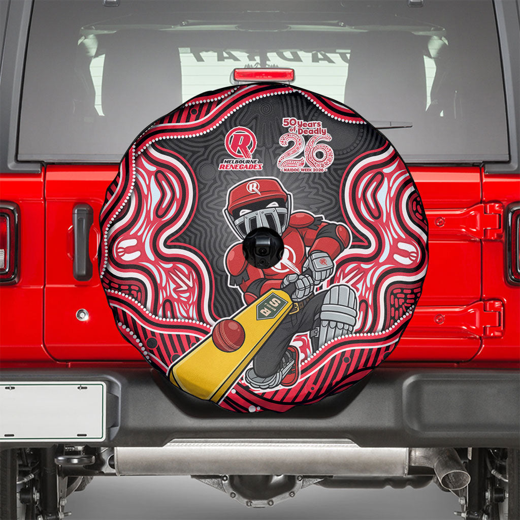 Melbourne Renegades NAIDOC Week 2026 Spare Tire Cover Aboriginal Indigenous - 50 Years of Deadly