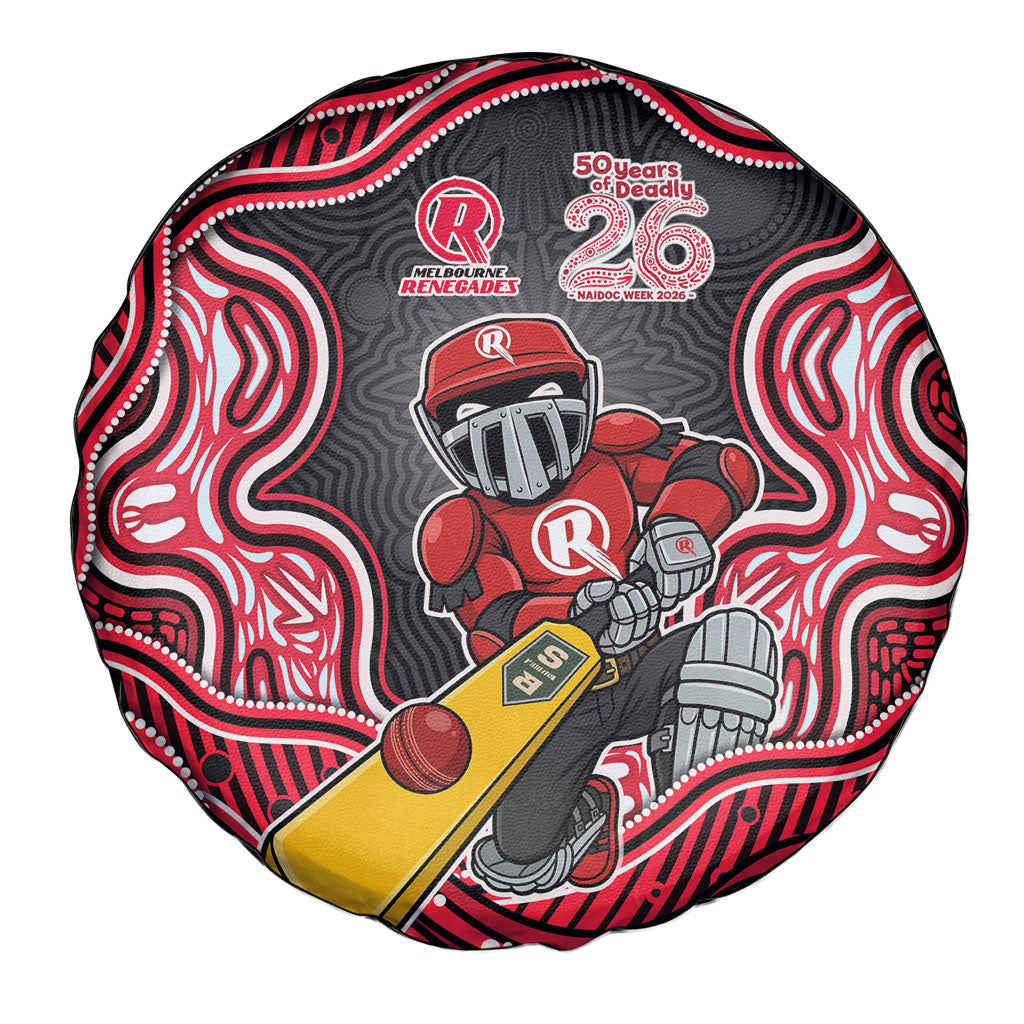 Melbourne Renegades NAIDOC Week 2026 Spare Tire Cover Aboriginal Indigenous - 50 Years of Deadly