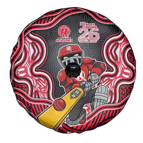 Melbourne Renegades NAIDOC Week 2026 Spare Tire Cover Aboriginal Indigenous - 50 Years of Deadly