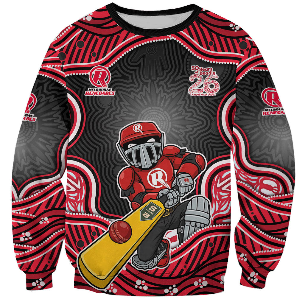 Melbourne Renegades NAIDOC Week 2026 Sweatshirt Aboriginal Indigenous - 50 Years of Deadly