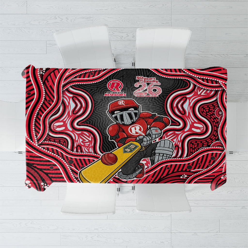 Melbourne Renegades NAIDOC Week 2026 Tablecloth Aboriginal Indigenous - 50 Years of Deadly