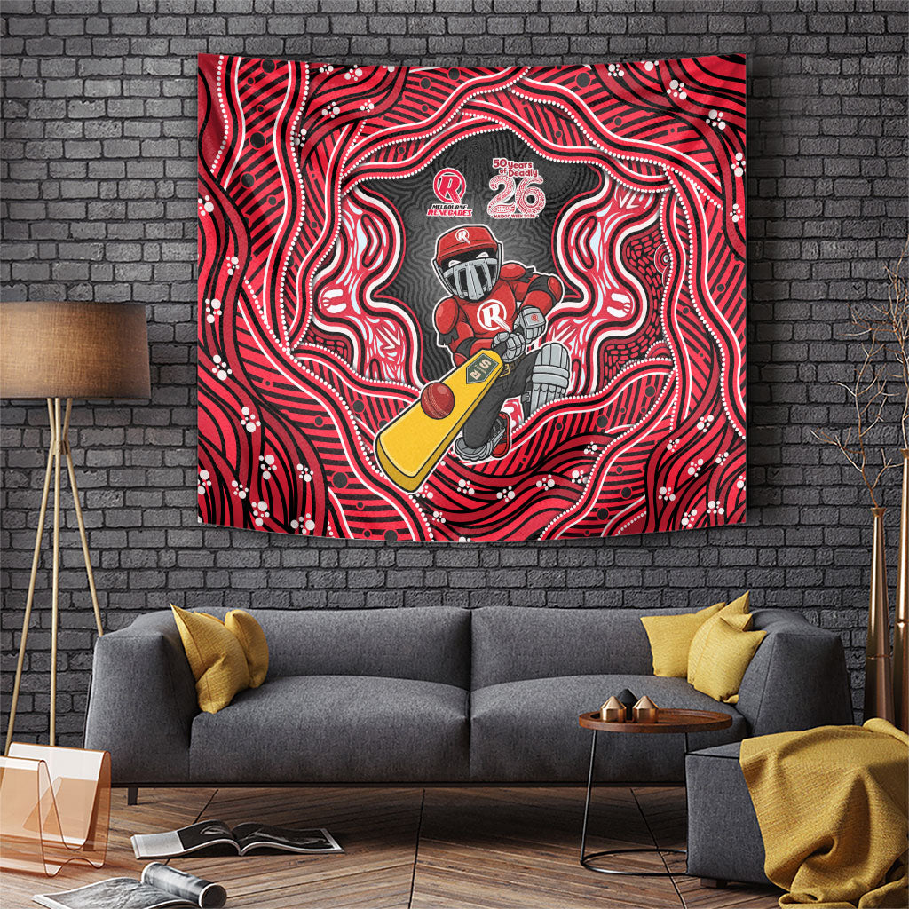 Melbourne Renegades NAIDOC Week 2026 Tapestry Aboriginal Indigenous - 50 Years of Deadly