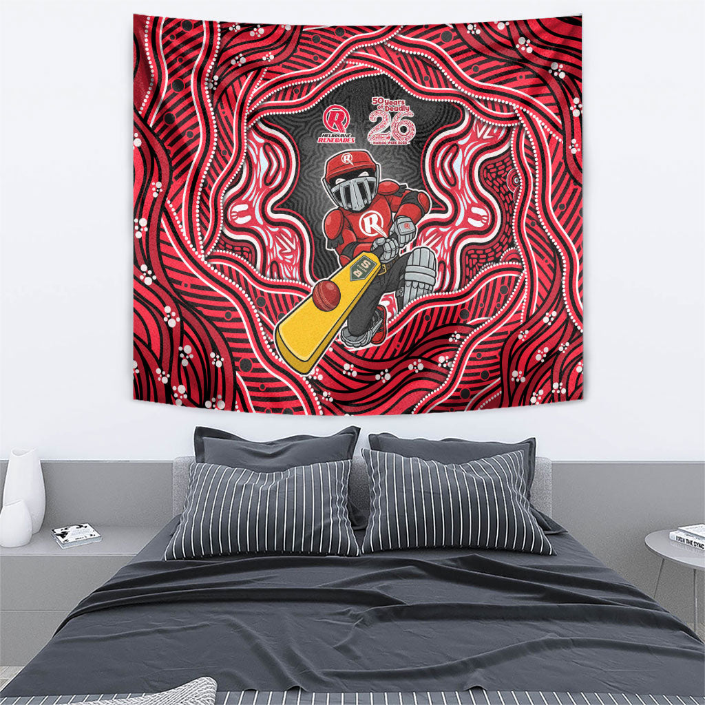 Melbourne Renegades NAIDOC Week 2026 Tapestry Aboriginal Indigenous - 50 Years of Deadly