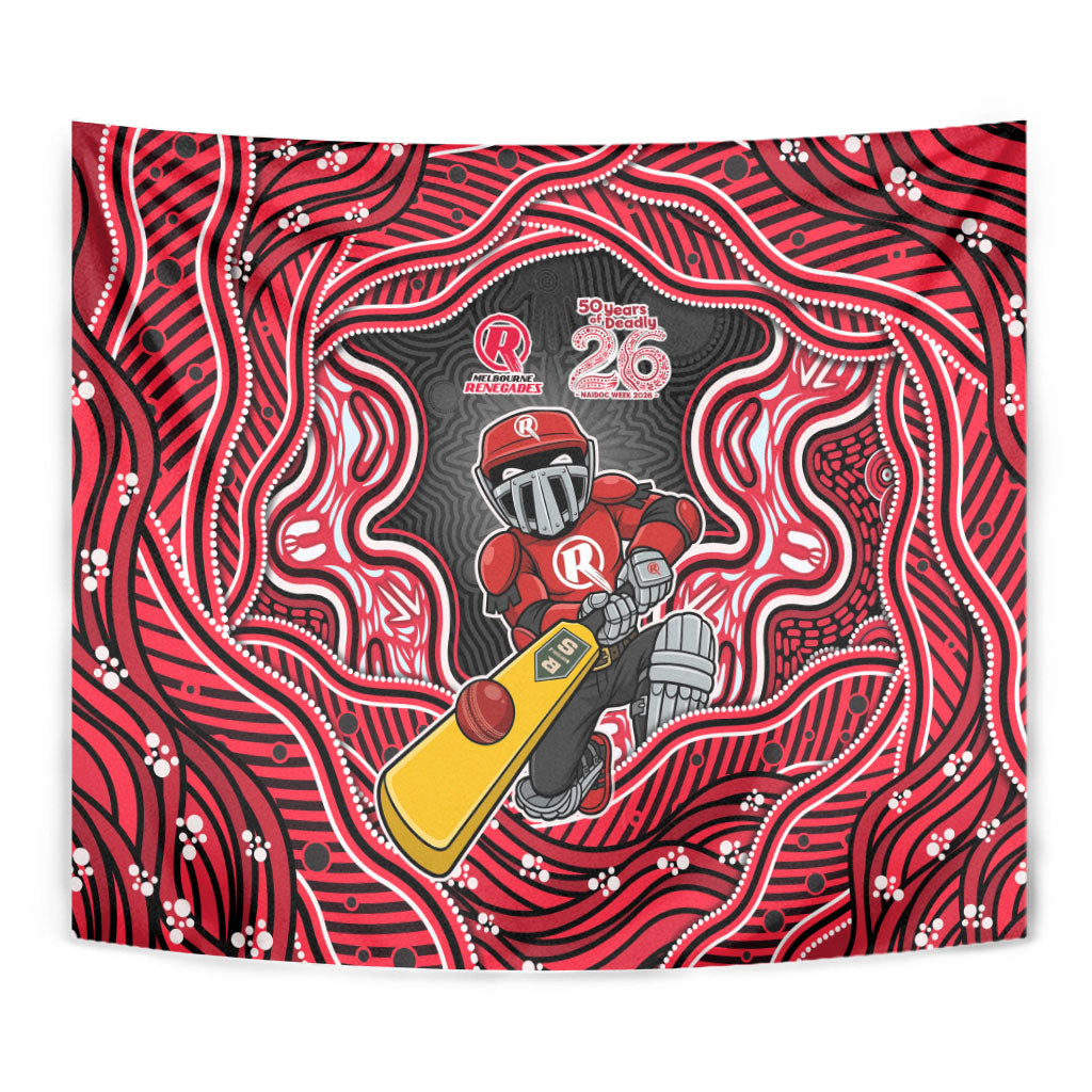Melbourne Renegades NAIDOC Week 2026 Tapestry Aboriginal Indigenous - 50 Years of Deadly