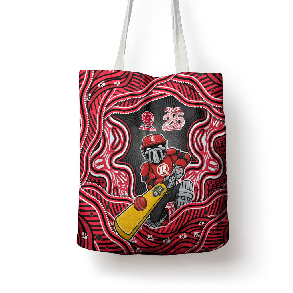 Melbourne Renegades NAIDOC Week 2026 Tote Bag Aboriginal Indigenous - 50 Years of Deadly