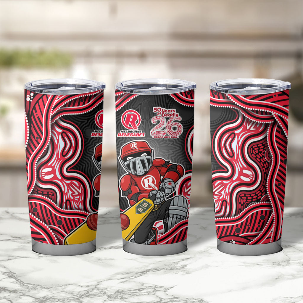 Melbourne Renegades NAIDOC Week 2026 Tumbler Cup Aboriginal Indigenous - 50 Years of Deadly