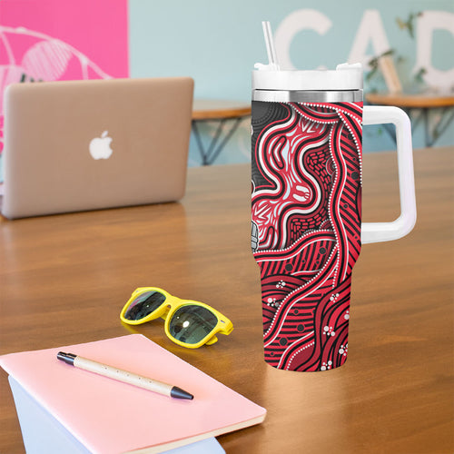 Melbourne Renegades NAIDOC Week 2026 Tumbler With Handle Aboriginal Indigenous - 50 Years of Deadly