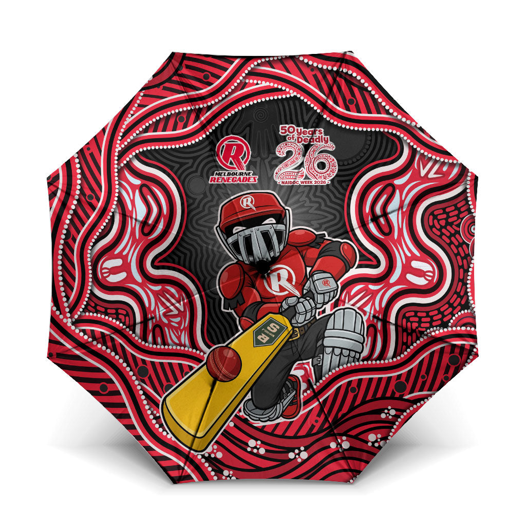 Melbourne Renegades NAIDOC Week 2026 Umbrella Aboriginal Indigenous - 50 Years of Deadly