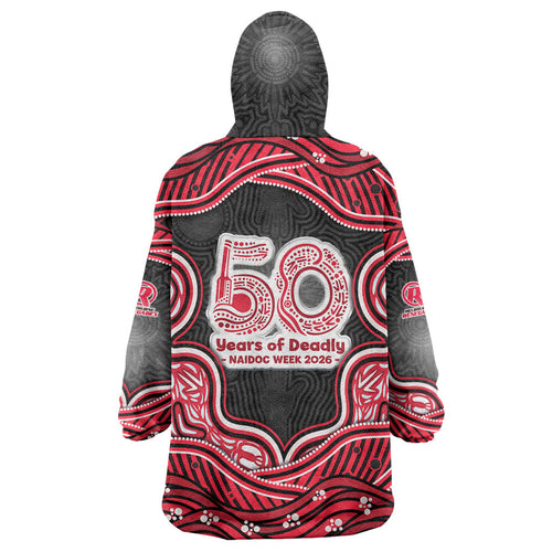 Melbourne Renegades NAIDOC Week 2026 Wearable Blanket Hoodie Aboriginal Indigenous - 50 Years of Deadly