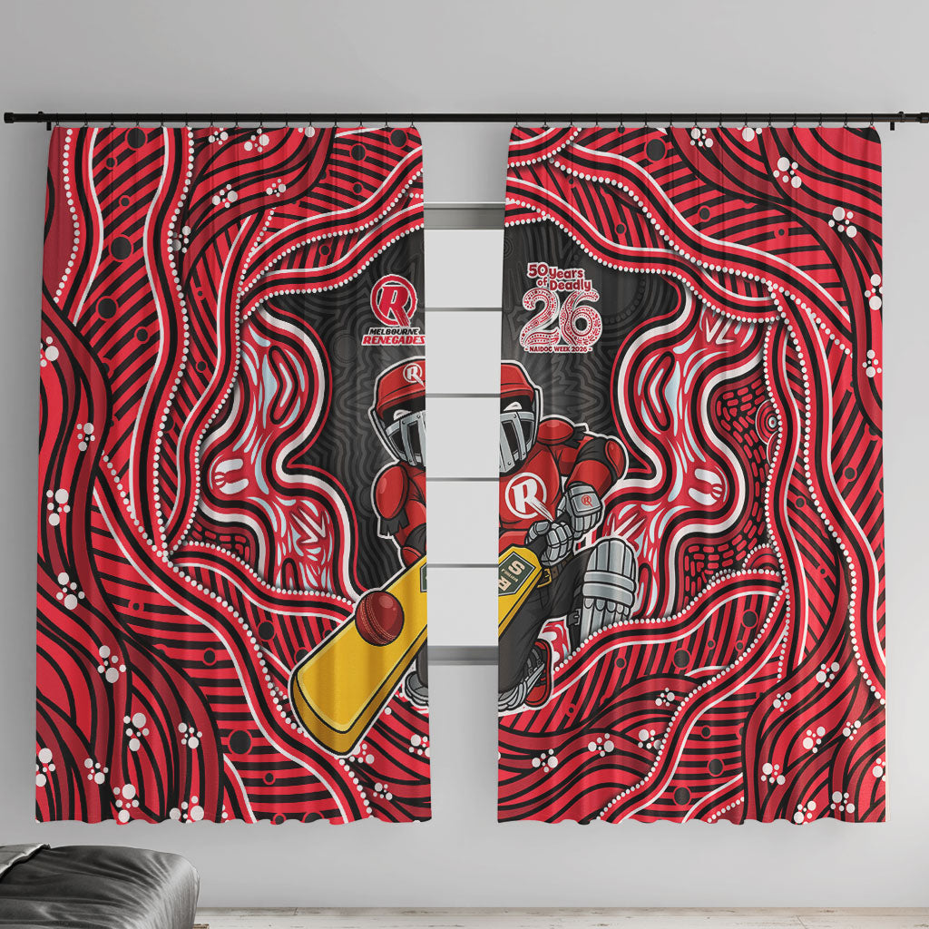 Melbourne Renegades NAIDOC Week 2026 Window Curtain Aboriginal Indigenous - 50 Years of Deadly