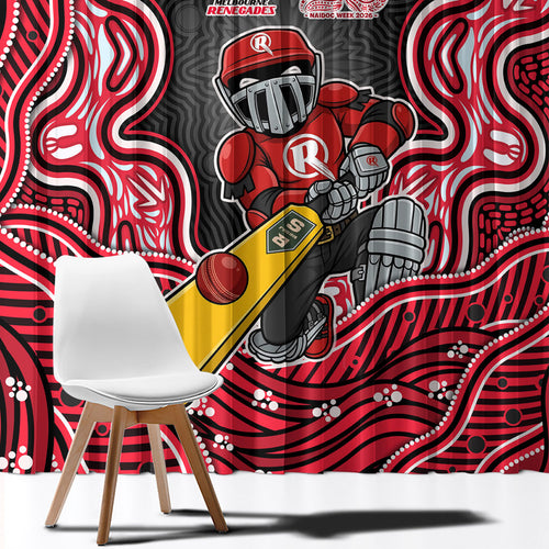 Melbourne Renegades NAIDOC Week 2026 Window Curtain Aboriginal Indigenous - 50 Years of Deadly