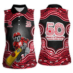 Melbourne Renegades NAIDOC Week 2026 Women Sleeveless Polo Shirt Aboriginal Indigenous - 50 Years of Deadly
