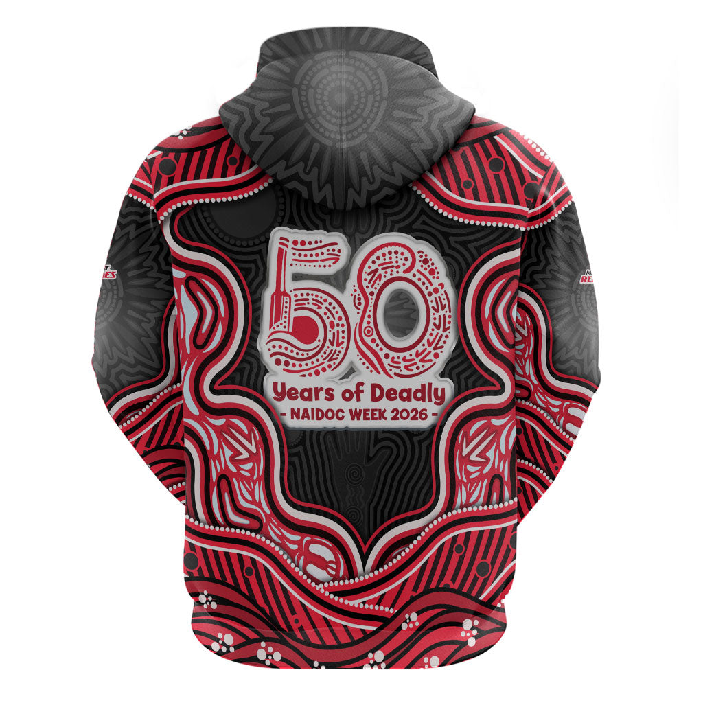 Melbourne Renegades NAIDOC Week 2026 Zip Hoodie Aboriginal Indigenous - 50 Years of Deadly