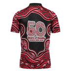 Melbourne Renegades NAIDOC Week 2026 Zipper Polo Shirt Aboriginal Indigenous - 50 Years of Deadly