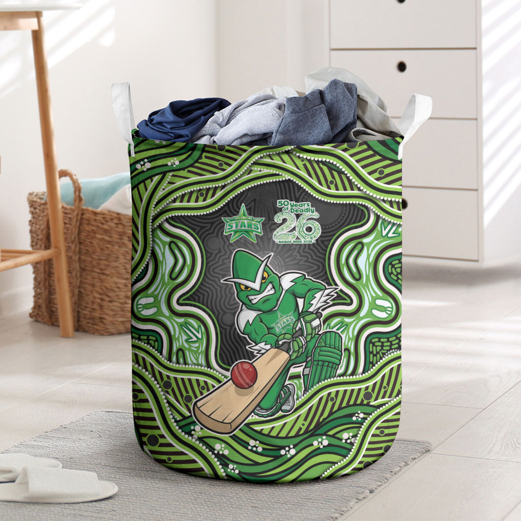 Melbourne Stars NAIDOC Week 2026 Laundry Basket Aboriginal Indigenous - 50 Years of Deadly