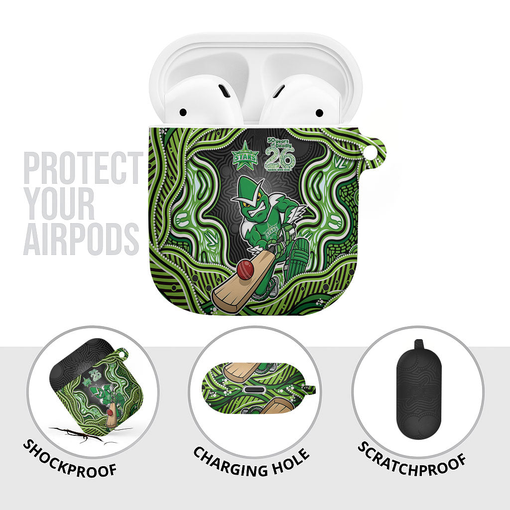 Melbourne Stars NAIDOC Week 2026 AirPods Case Aboriginal Indigenous - 50 Years of Deadly