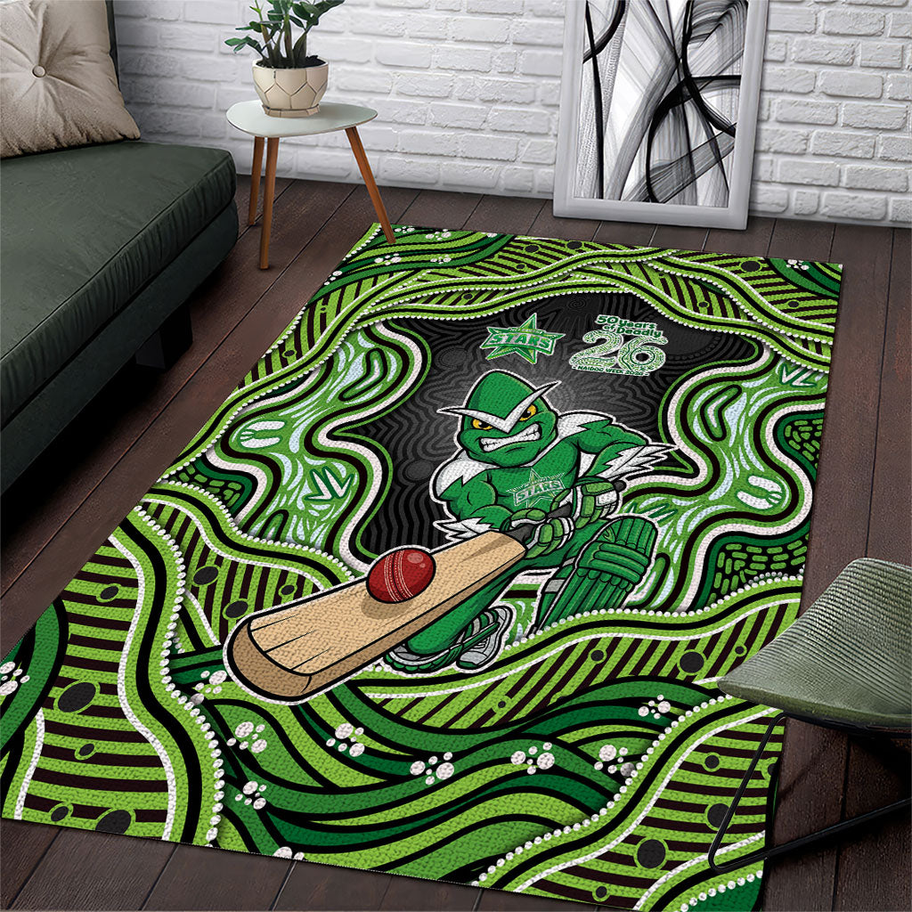 Melbourne Stars NAIDOC Week 2026 Area Rug Aboriginal Indigenous - 50 Years of Deadly