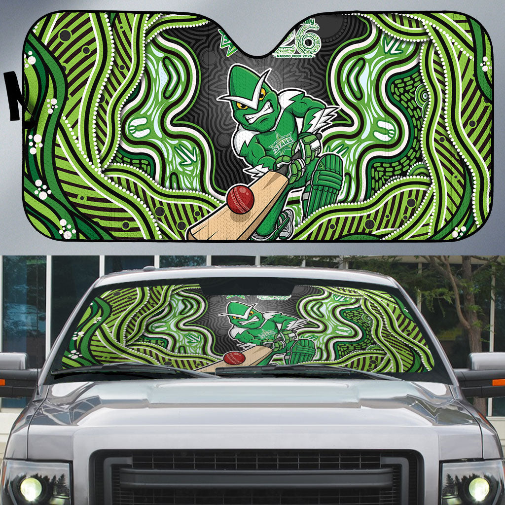 Melbourne Stars NAIDOC Week 2026 Auto Sun Shade Aboriginal Indigenous - 50 Years of Deadly