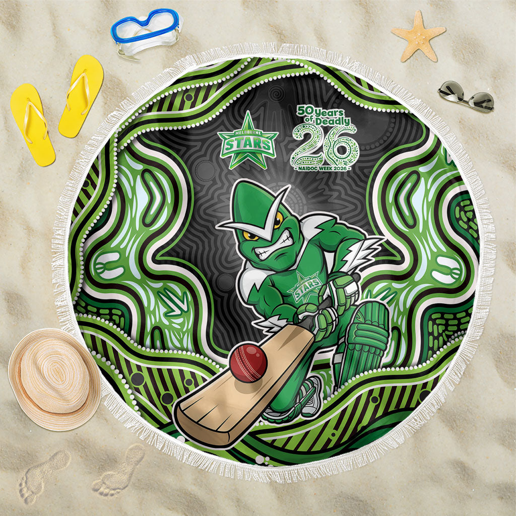 Melbourne Stars NAIDOC Week 2026 Beach Blanket Aboriginal Indigenous - 50 Years of Deadly