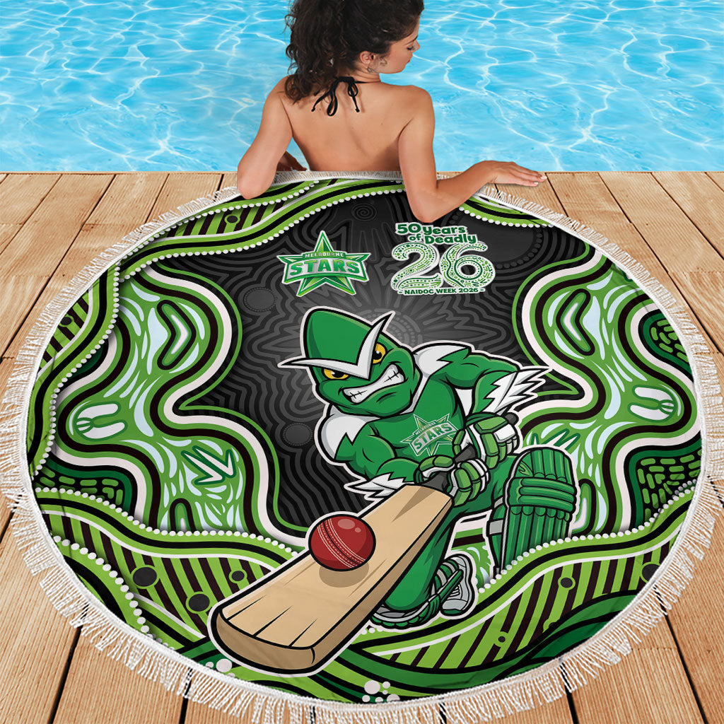 Melbourne Stars NAIDOC Week 2026 Beach Blanket Aboriginal Indigenous - 50 Years of Deadly