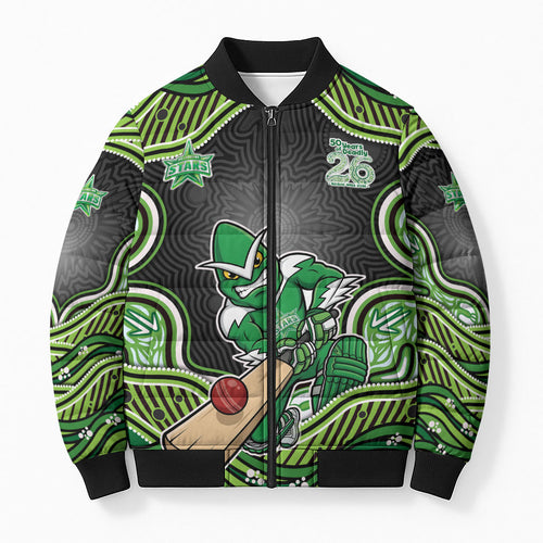 Melbourne Stars NAIDOC Week 2026 Bomber Puffer Jacket Aboriginal Indigenous - 50 Years of Deadly