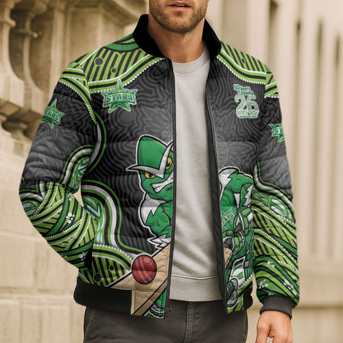 Melbourne Stars NAIDOC Week 2026 Bomber Puffer Jacket Aboriginal Indigenous - 50 Years of Deadly