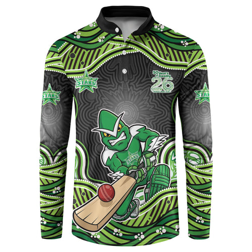 Melbourne Stars NAIDOC Week 2026 Button Sweatshirt Aboriginal Indigenous - 50 Years of Deadly