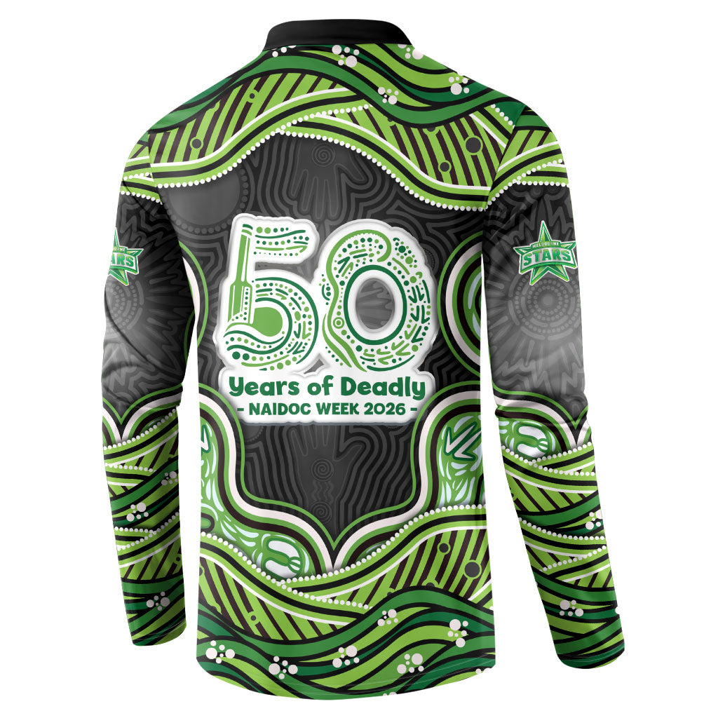 Melbourne Stars NAIDOC Week 2026 Button Sweatshirt Aboriginal Indigenous - 50 Years of Deadly