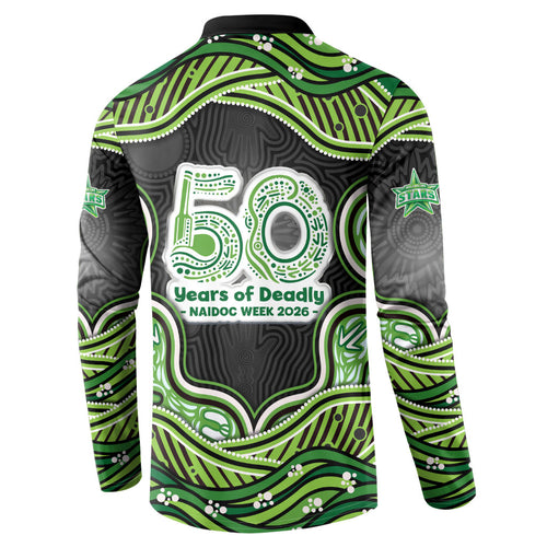 Melbourne Stars NAIDOC Week 2026 Button Sweatshirt Aboriginal Indigenous - 50 Years of Deadly