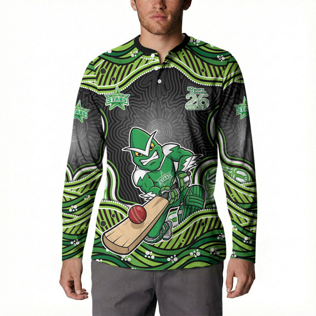 Melbourne Stars NAIDOC Week 2026 Button Sweatshirt Aboriginal Indigenous - 50 Years of Deadly