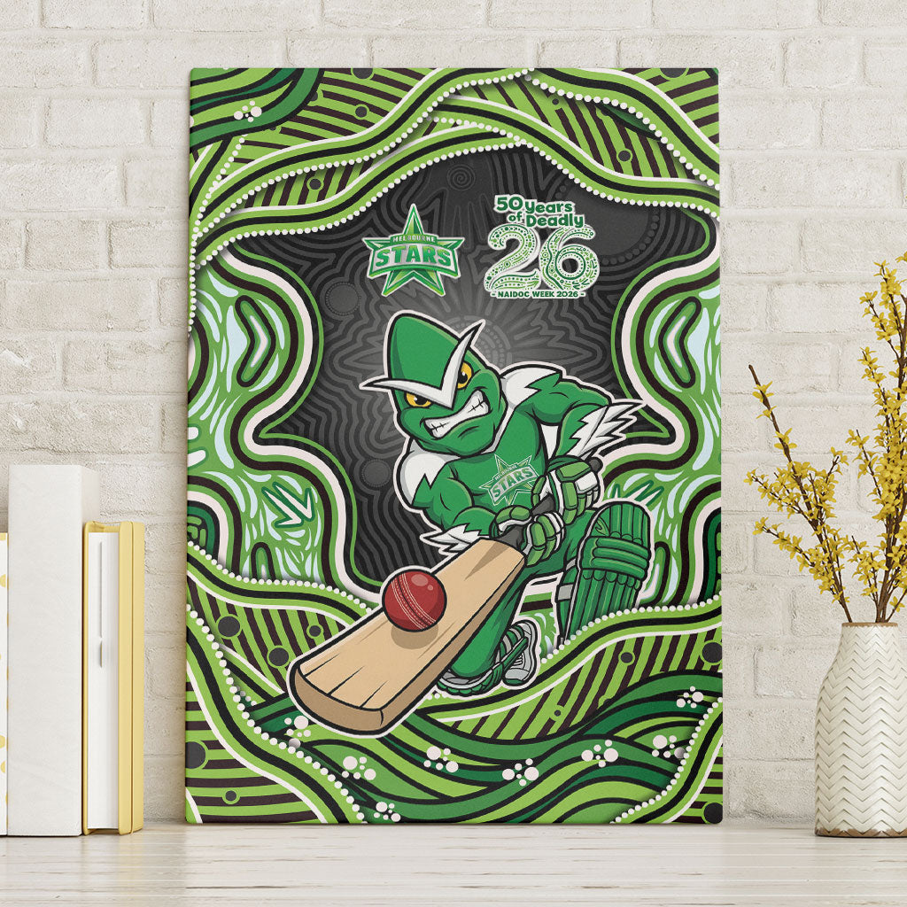 Melbourne Stars NAIDOC Week 2026 Canvas Wall Art Aboriginal Indigenous - 50 Years of Deadly