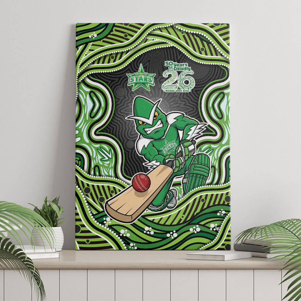 Melbourne Stars NAIDOC Week 2026 Canvas Wall Art Aboriginal Indigenous - 50 Years of Deadly