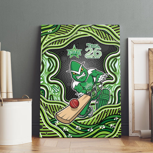 Melbourne Stars NAIDOC Week 2026 Canvas Wall Art Aboriginal Indigenous - 50 Years of Deadly